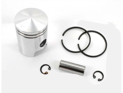 Piston set aluminum 38mm with piston pin 12mm and piston rings for Sachs, Hercules 219, 218, 220, Miele, DKW, KTM, Göricke, Gritzner