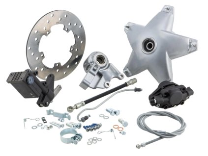 Front disc brake set Grimeca Disc (star-shaped) d=20mm for Vespa PK50-125/S/SS/XL/XL2/Automatica/P200E 2°/PX80-150E 2°/Lusso/Â´98/MY/Â´11/T5