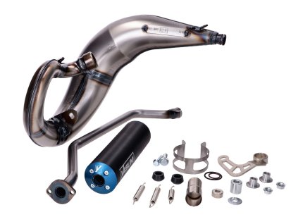 Exhaust Yasuni Cross ML black/blue for Sherco 50 SE-R, SE-RS, SM-R, SM-RS