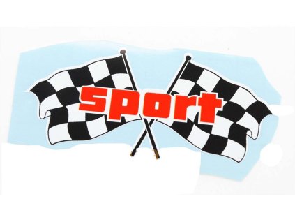 Sticker target flags sport