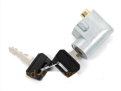 Handlebar lock complete with keys and spring for Yamaha DT, RD, TY, FS 50