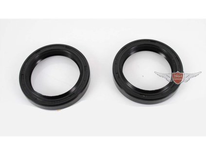 Front fork oil seal set black for Yamaha, DT 80 LC 2, TZ 125, SR 250