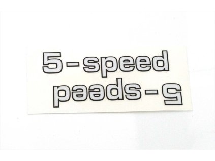 Sticker set 5-Speed side cover fairing for Zündapp GTS 50 5 speed