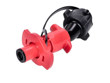 Rychlé plnicí hrdlo pro kanystry na benzín Hünersdorff BIKE FILLER s Auto Fuel Stop