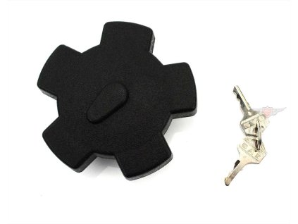 Tank cap lockable 40mm black with 2 keys for Zündapp GTS 50, KS 80, K CS, CX, Hai, C 50 Sport, Sport Combinette, Moped, Mokick, Kreidler Florett RS, RM, RMC, LF, LH, Eiertank, TM, Super 4, Hercules K, MK, KX, Ultra, Puch Monza, Imola, Mokick