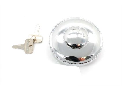 Tank cap lockable 60mm chrome for Puch M 50, MZ, MS, Dakota Zündapp, BMW, DKW, JAWA, Laverda, Kawasaki