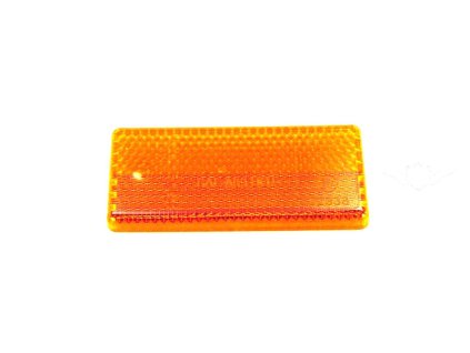Reflector Hella 70 x31.5x5mm square, self-adhesive, yellow