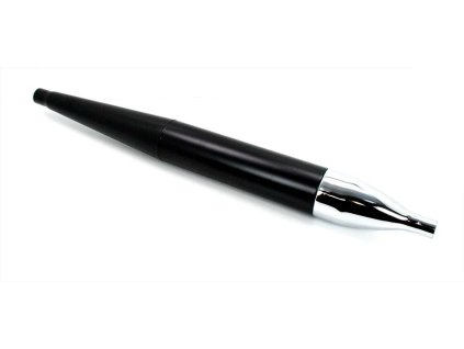 Exhaust cigar shape matt black chrome end cap 28mm 700mm for Zündapp GTS, KS, Hercules K MK, Kreidler Florett, Puch, Miele, DKW, Rixe Göricke, Griztner, KTM, Horex