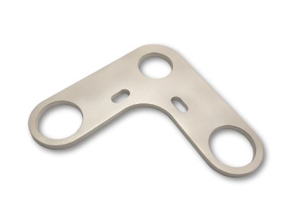 Tuningové horní brýle vidlice nerez 5mm, Jawa 50 typ 550, 555, 05, 20, 21 a 23 mustang