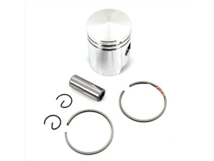 Piston set aluminum 38mm with piston rings and piston pin 12mm for Puch, Monza Racing, Pionier