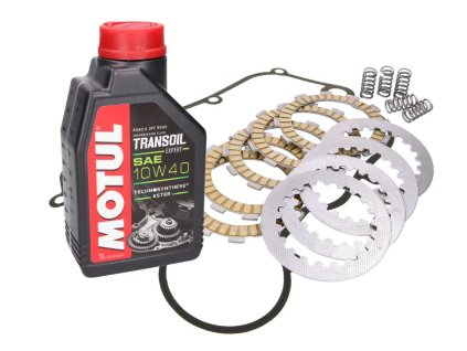 Clutch disk revision kit Naraku HDRC Aramid 5-plate clutch for Derbi EBE, EBS, D50B