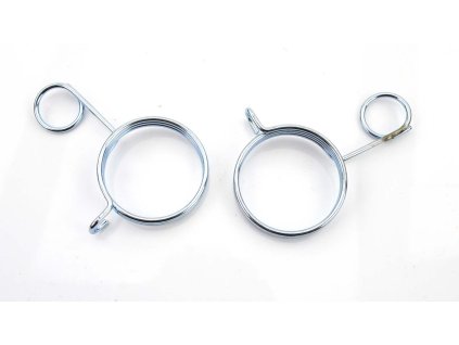 Retaining clamp set for telescopic fork bellows d=35-38mm for moped, moped