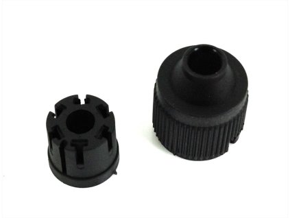 Black plastic plug cover for Zündapp KS, GTS