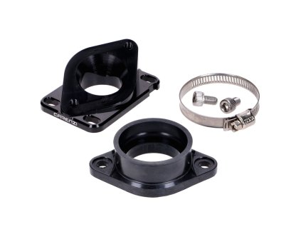 Carenzi příruba 30–34 mm pro Minarelli AM6, Derbi, karburátor PWK 34 mm