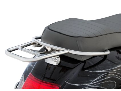 Nosič zadního kufru Piaggio FA, chrom Vespa GTS / GTV 125 / 300 ccm