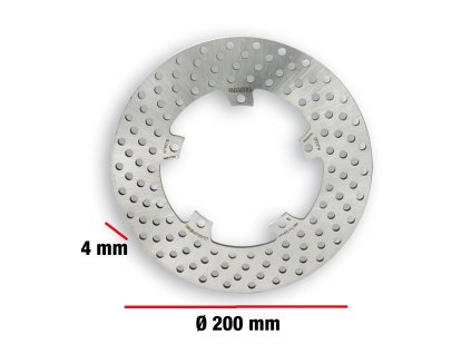 Kotouč MALOSSI MHR 200 mm, Piaggio Zip SP 50, Hexagon 125 / 180, Vespa PX 125-200, ET2, ET4, LX, Primavera, Sprint 50-150ccm, LML Star 125-200 2T/4T