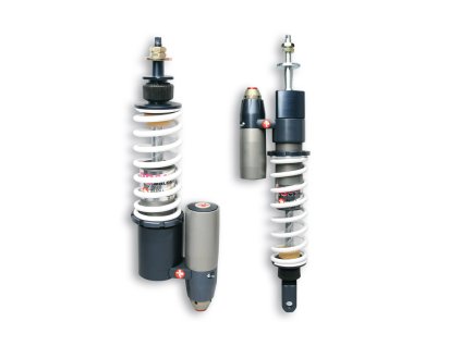 Sada Tlumičů MALOSSI RS24/10-R, přední / zadní, PIAGGIO Quartz / ZIP 50 SP