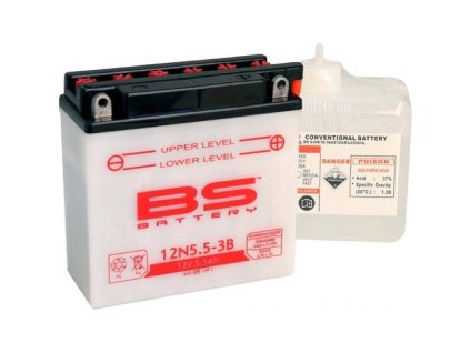 Baterie BS Battery 12N5.5-3B, včetně kyseliny