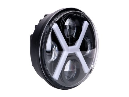 Přední LED světlomet Custom D=146 mm 5,75" V8 pro Simson S50, S51, S70, S53, S83 Enduro