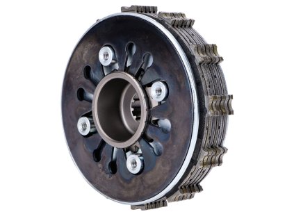 Spojková sada kompletní, 6 lamel 0,6 mm, hliníkové provedení EVO RACING, pružina 1,6 mm pro Simson S51, S70, S83 M500