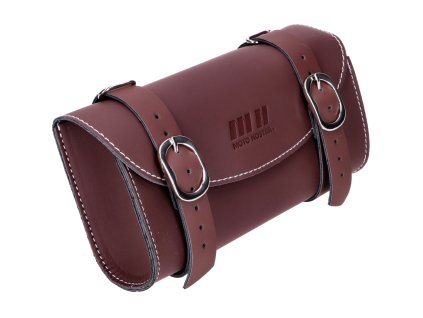 Brašna na nářadí, sedlová brašna Moto Nostra hnědá pro Piaggio, Vespa Ciao, Si, Bravo, Boxer, Grillo