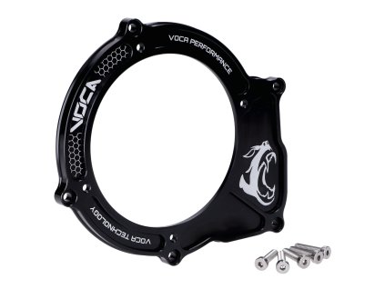 Kompletní kryt zapalování Voca CNC, černý, pro Minarelli AM6