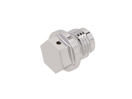 Zátka olejového plnicího otvoru 66Heroes hliník chrom pro Zündapp