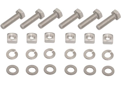 Sada šroubů pro montáž rozety na kyvce, nerez, pro Puch Maxi