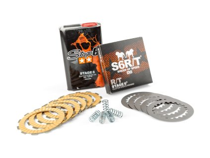 Sada 6-Lamelová spojka Stage6 R/T s převodovým olejem Derbi