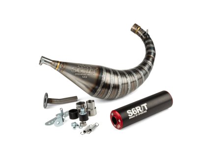 Výfuk Stage6 R/T 70 - 80 ccm AM6, červená