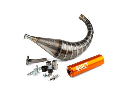 Výfuk Stage6 R/T 70 - 80 ccm AM6, oranžová