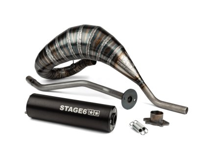 Výfuk Stage6 80 - 90 Derbi černý