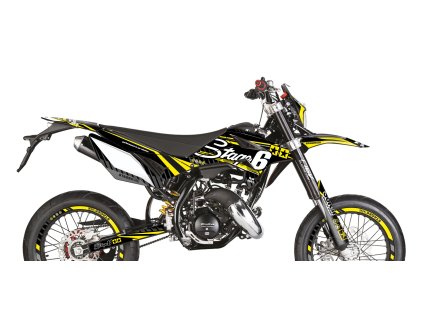 Sada samolepek Beta RR 2011 - 2020 Stage6, žlutá