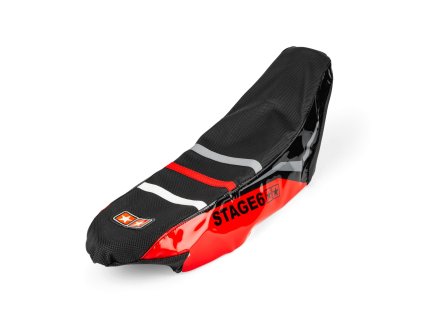 Potah sedla Fantic XM 50 od 2017 Stage6 Full Covering, červená