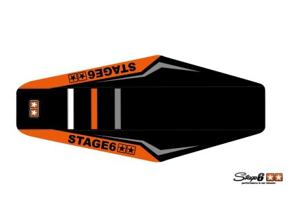 Potah sedla Derbi X-Treme 2018 - 2020 Stage6 Full Covering, oranžová