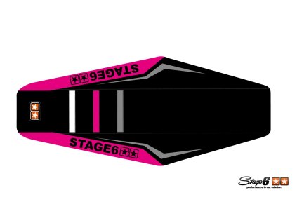 Potah sedla Derbi X-Treme 2018 - 2020 Stage6 Full Covering, růžová