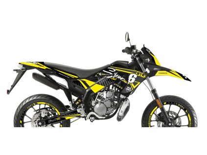 Sada samolepek Derbi X-Treme 2018 - 2020 Stage6, žlutá