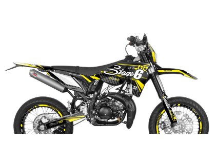 Sada samolepek Sherco SM-R 50 od 2018 Stage6, žlutá