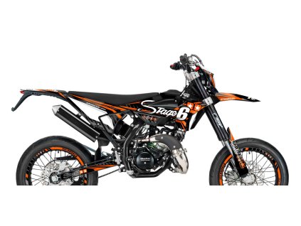 Sada samolepek Beta RR od 2021 Stage6, oranžová