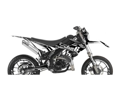 Sada samolepek Rieju MRT od 2022 Stage6 bílá