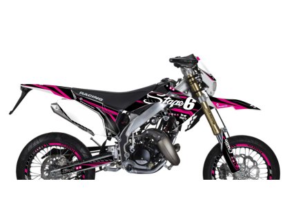 Sada samolepek Honda HM 50 Stage6 růžová