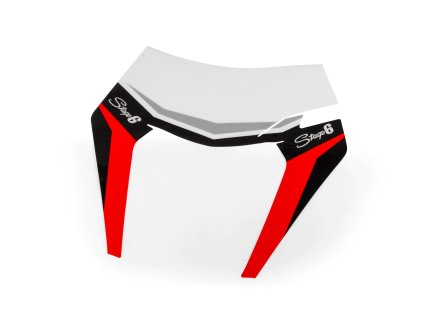 Samolepka masky světlometu KTM EXC Stage6 červená