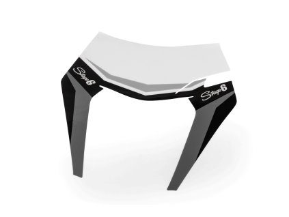 Samolepka masky světlometu KTM EXC Stage6 černá