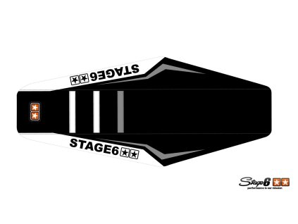 Potah sedla Yamaha DT Stage6 Full Covering bílý