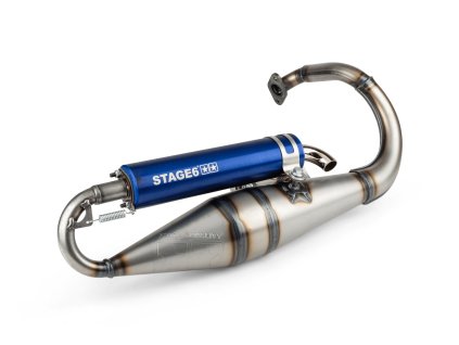 Výfuk Stage6 Pro Replica MK2 modrá Peugeot Speedfight 1 a 2