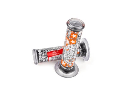 Gripy Stage6 StickerBomb bílá / oranžová