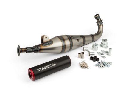 Výfuk Stage6 StreetRace Peugeot 103 SP červená / černá