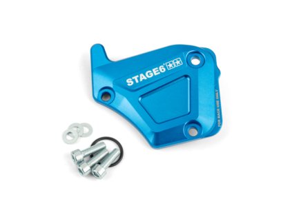 Kryt olejové pumpy Derbi Stage6 Alu modrá