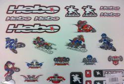 Sada samolepek Hebo Bikes, 34x50cm HM1210