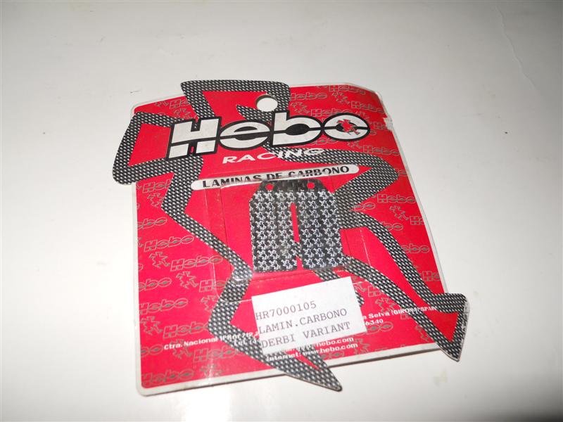 Levně Karbonové lístky Hebo, pro domek Derbi Variant HR7000105